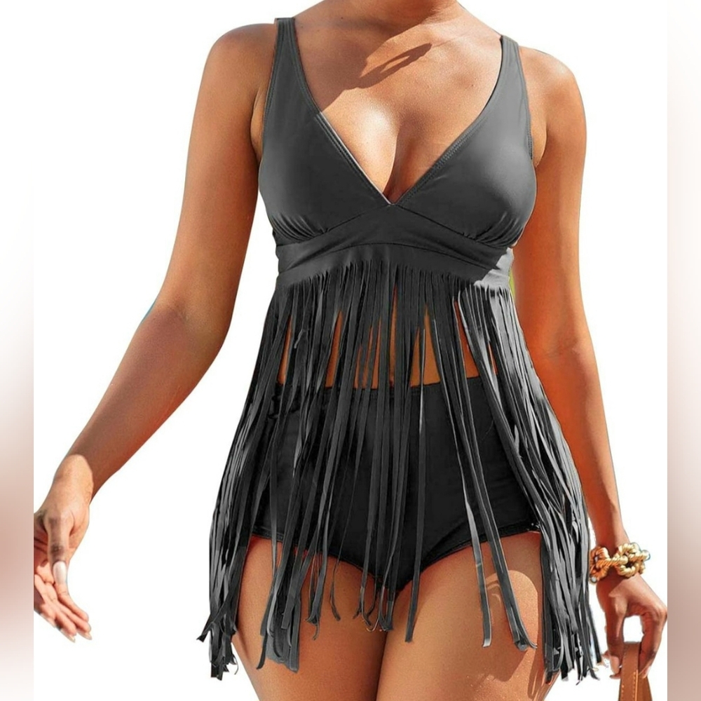 **NEW** Tassels Swimsuit LARGE
